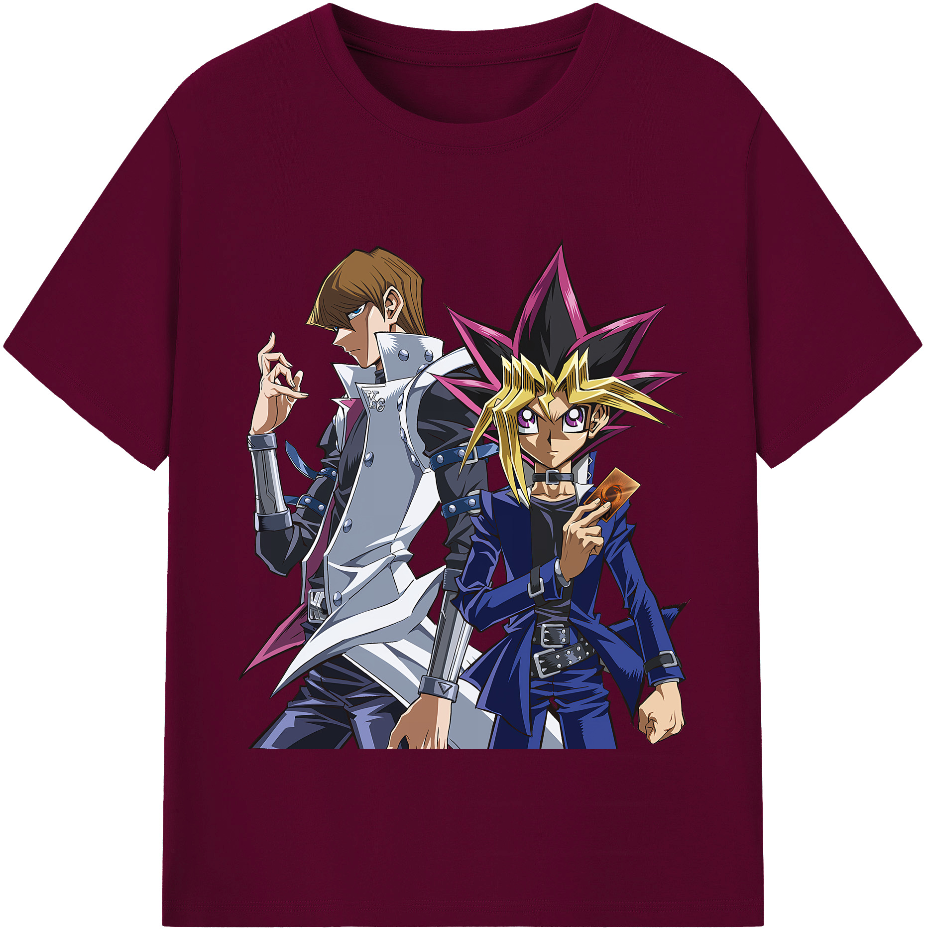 （画像用） 遊☆戯☆王 Yu-Gi-Oh! レディースカジュアルプリントTシャツ（綿100％）